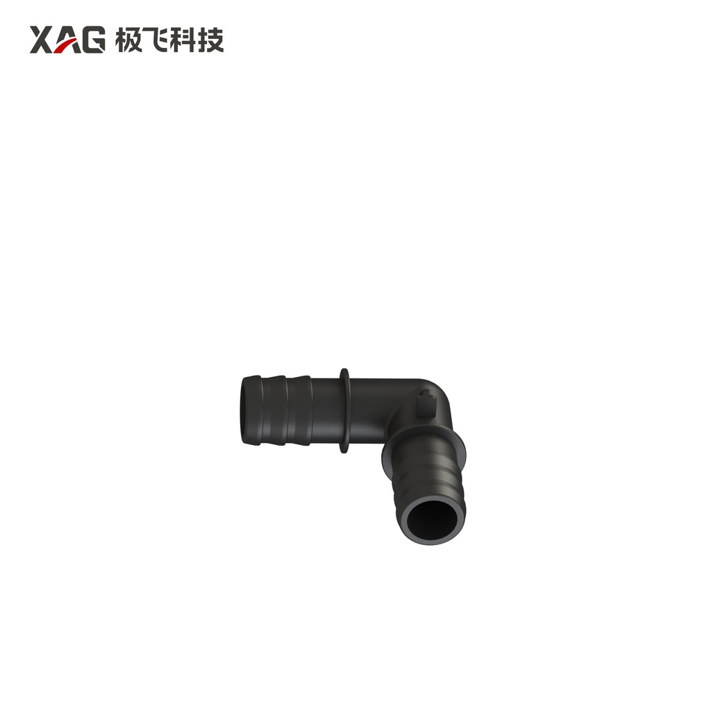 [02-001-10954] L-shaped water pipe adapter at the motor side