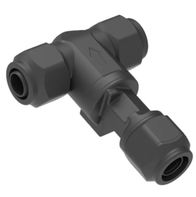 HD580 One Way Valve T-type Tee Joint Assembly