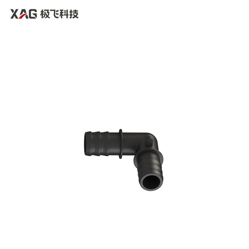 [02-001-10954] L-shaped water pipe adapter at the motor side